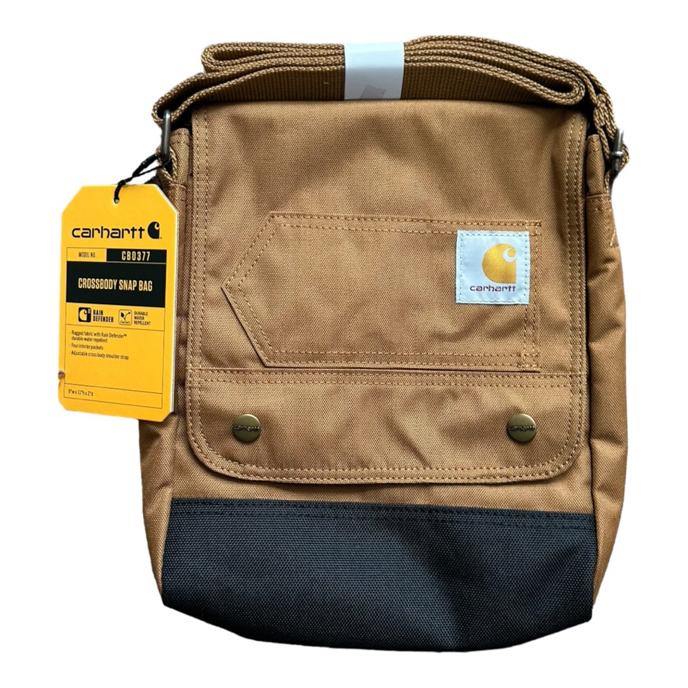 Carhartt Brown and Black Crossbody Bag